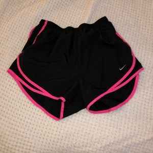 Balck and pink Nike shorts